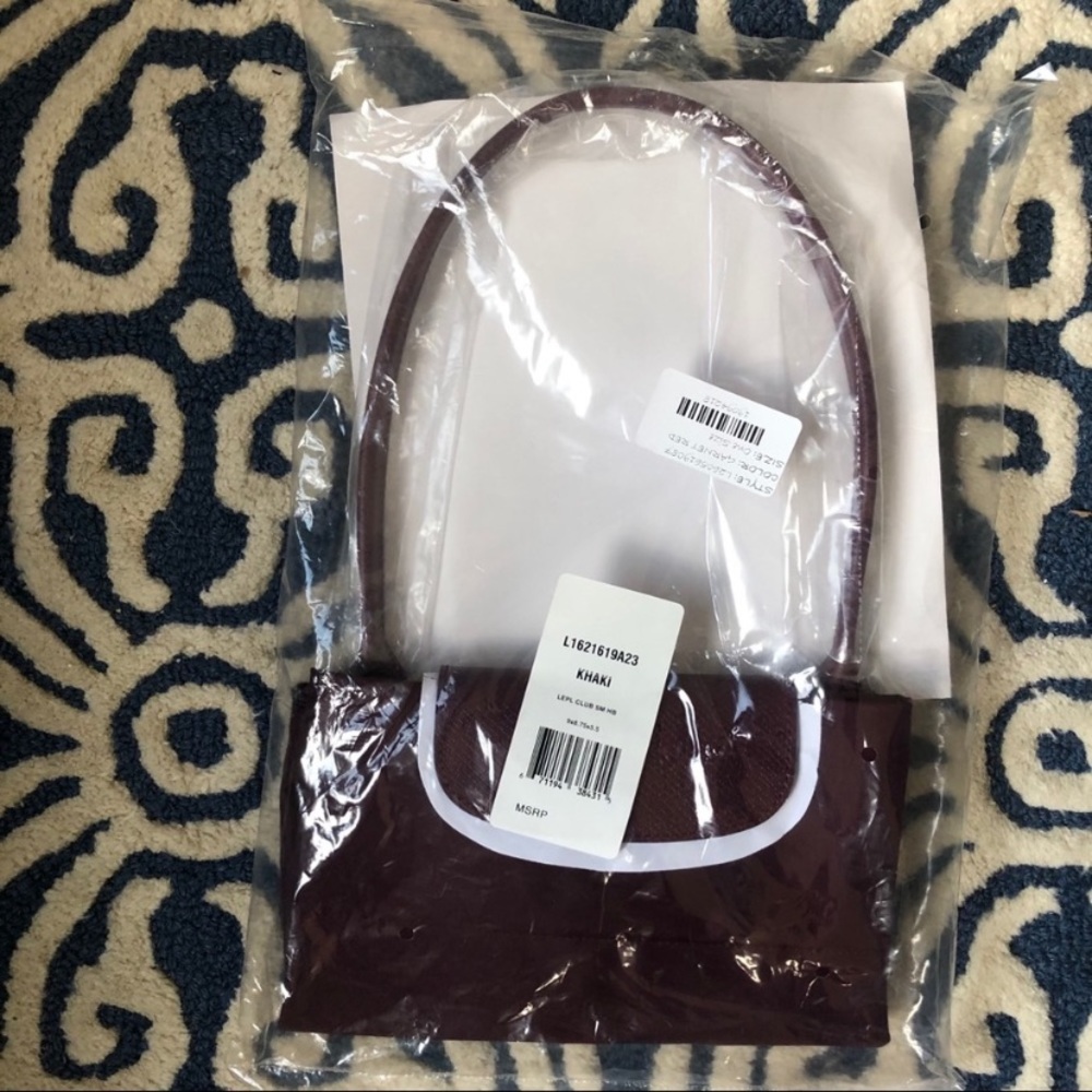 Longchamp Le Club Medium Leather Trimmed Tote Bag - Picture 7 of 11